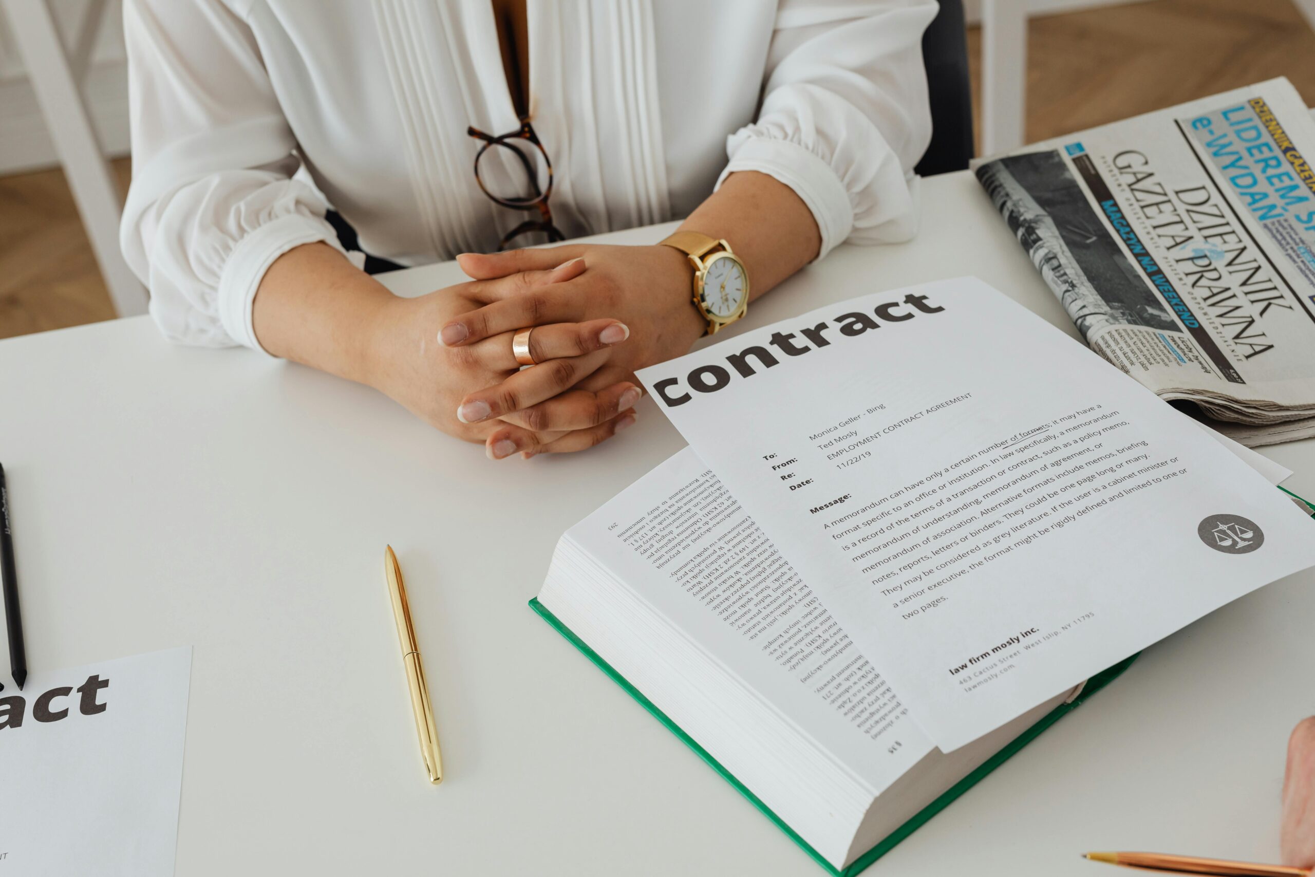 Contract papers