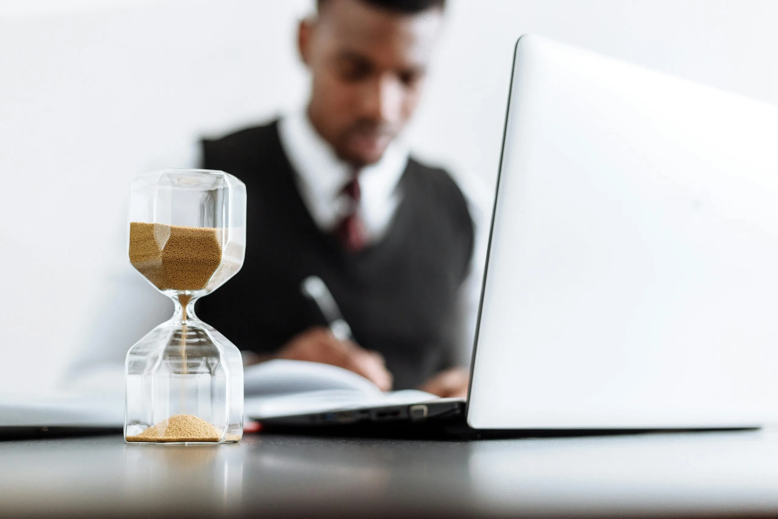 A man working in office
