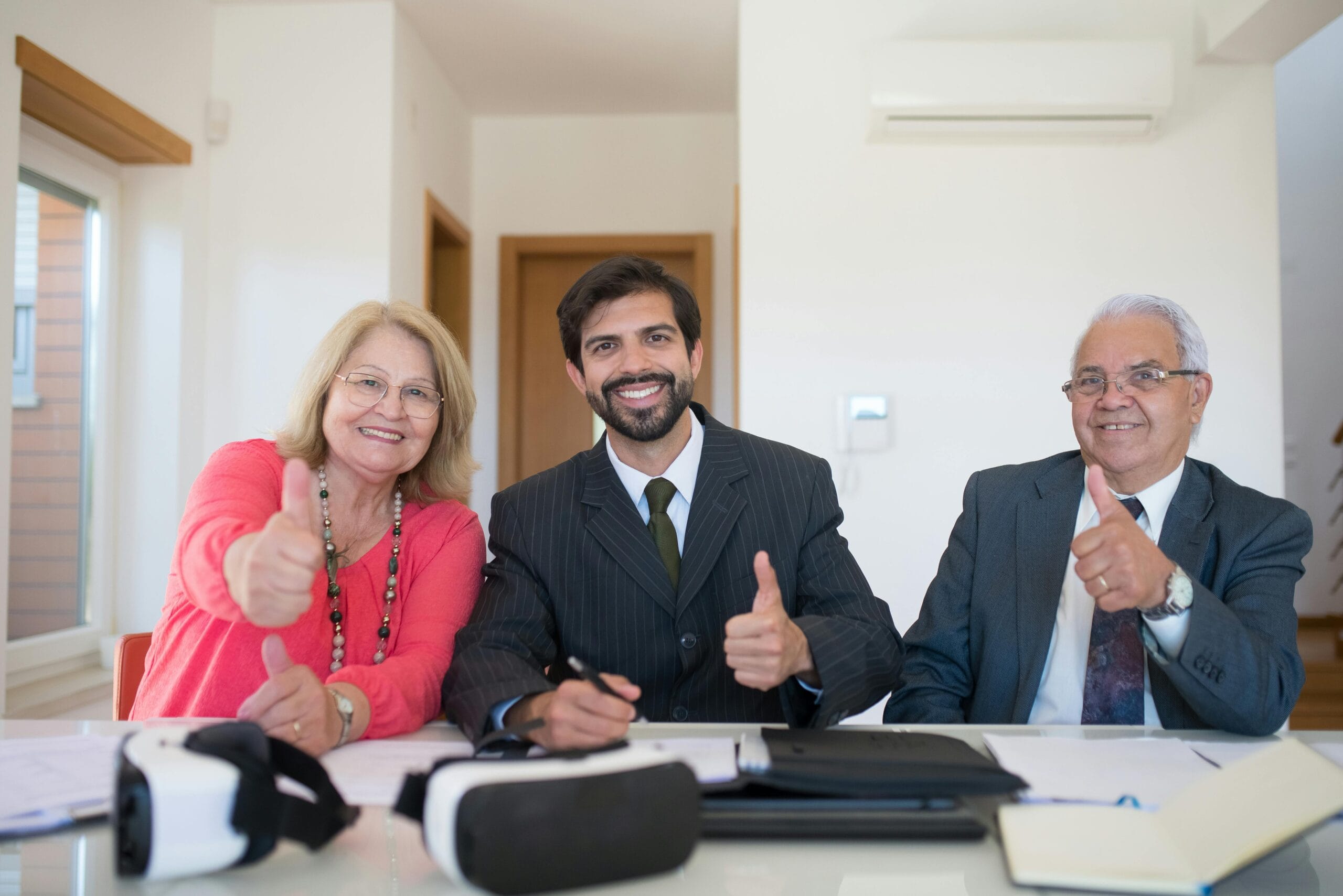Happy buyers