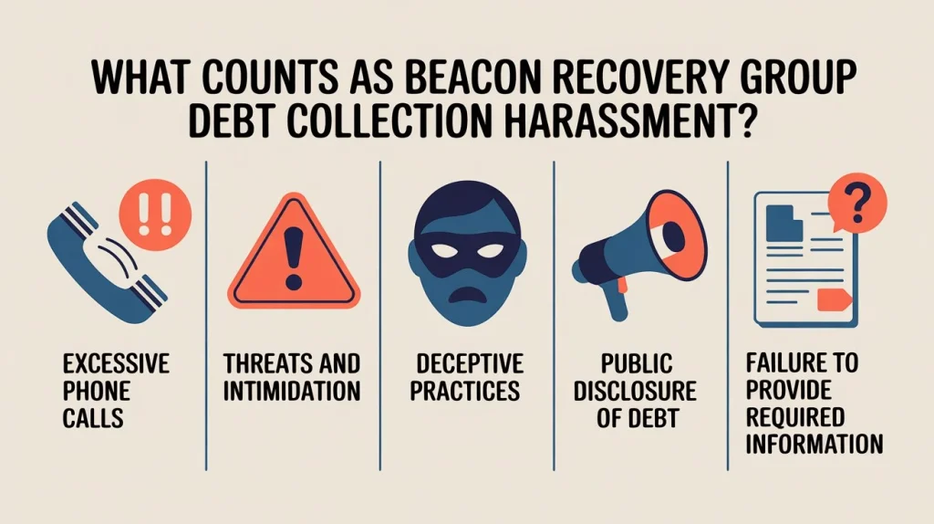 Beacon Recovery Group, Beacon Recovery Group debt collection Tactics