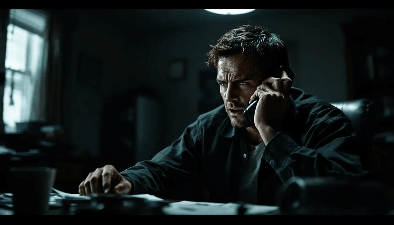 A person negotiating with a debt collector over the phone, showcasing the negotiation process.