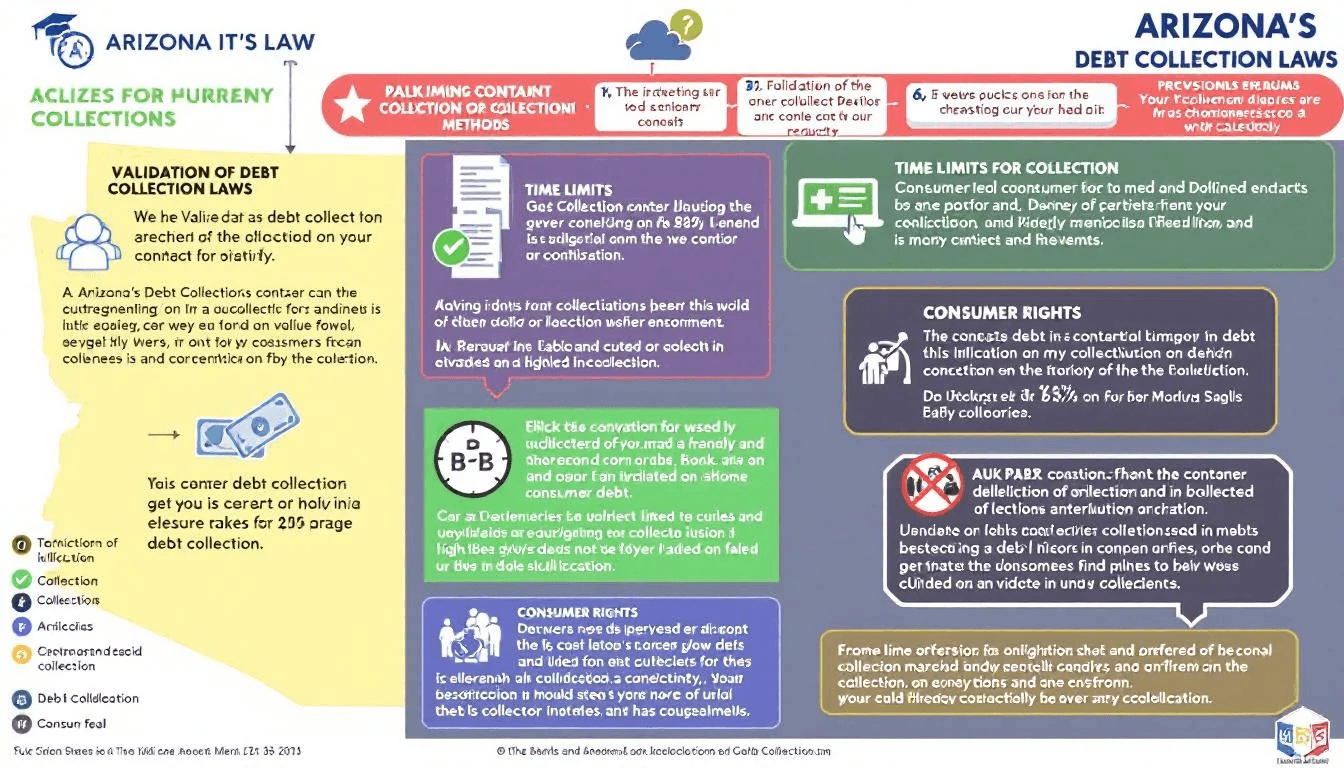 Key provisions in Arizona's debt collection laws.