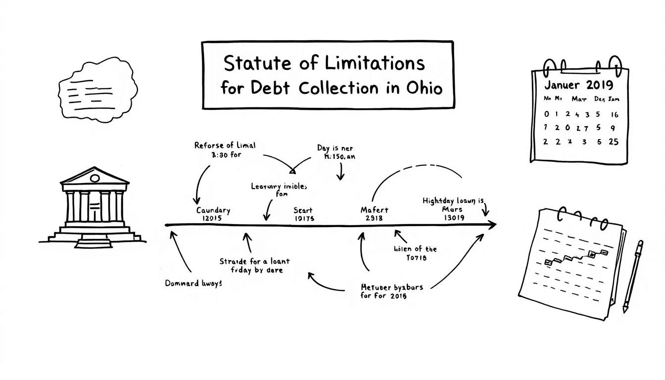 Statute of limitations for debt collection in Ohio.