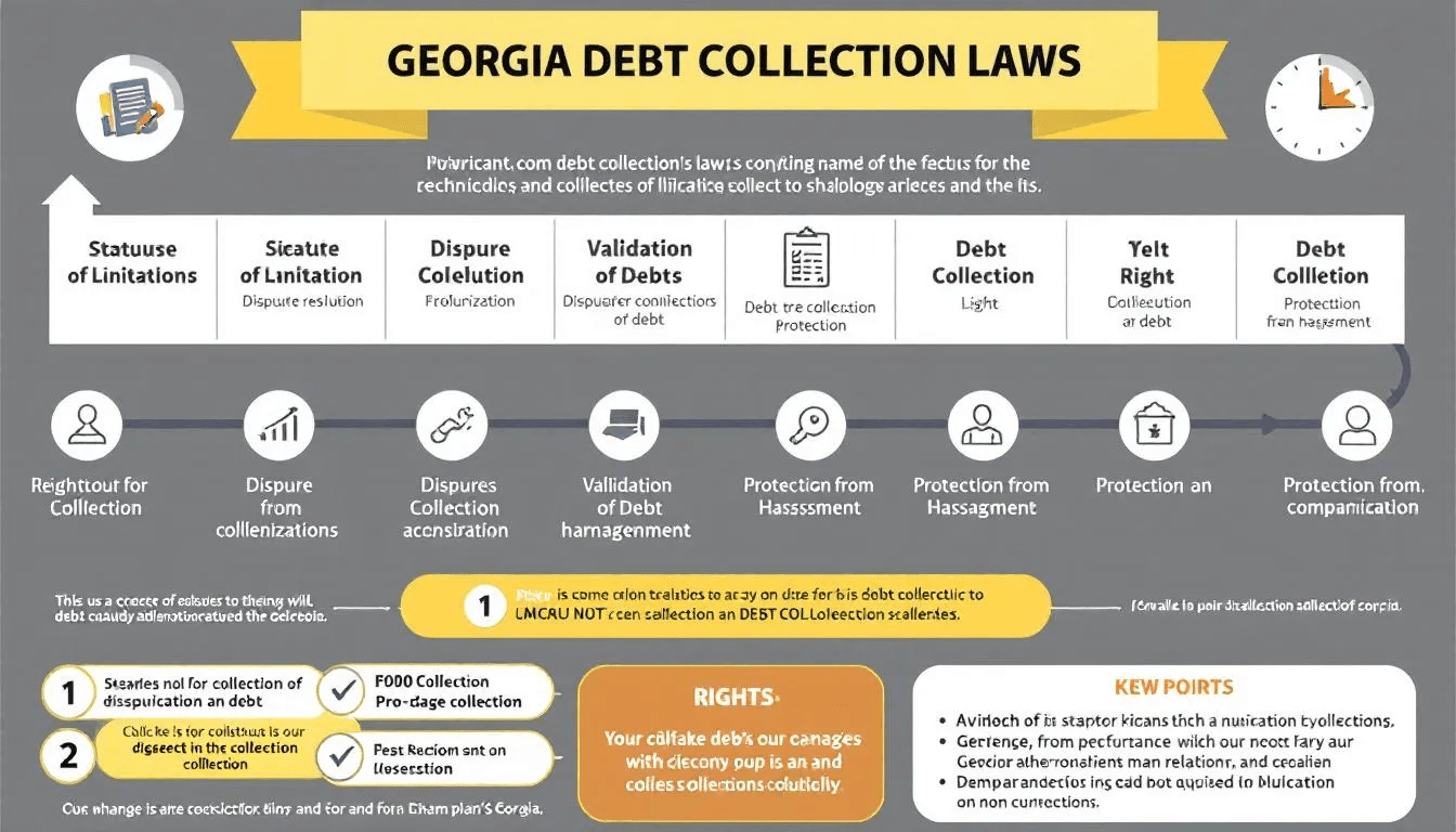 Seeking legal help regarding Georgia's debt collection laws.