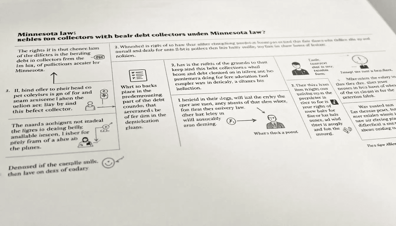 Your rights when dealing with debt collectors under Minnesota law.