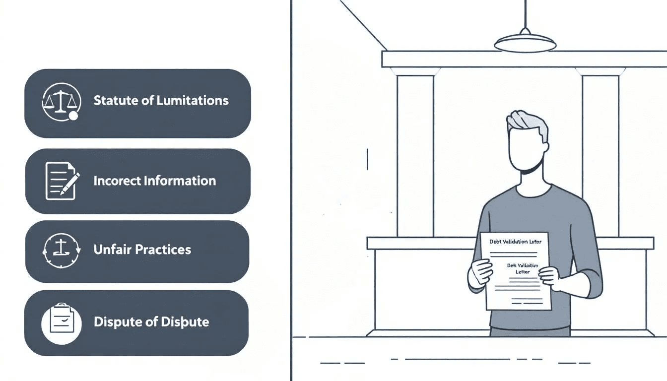 Common defenses individuals can use against debt collection.