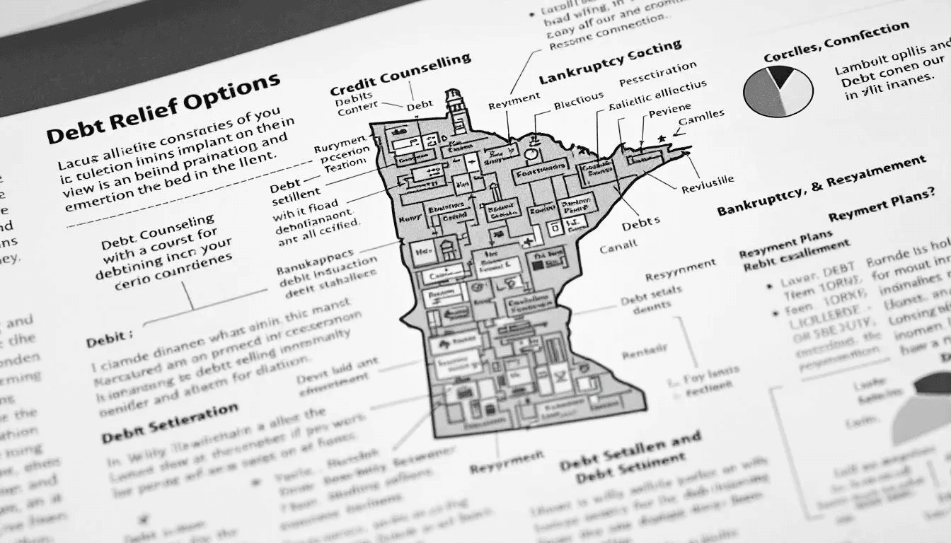 Options for debt relief in Minnesota, including credit counseling.