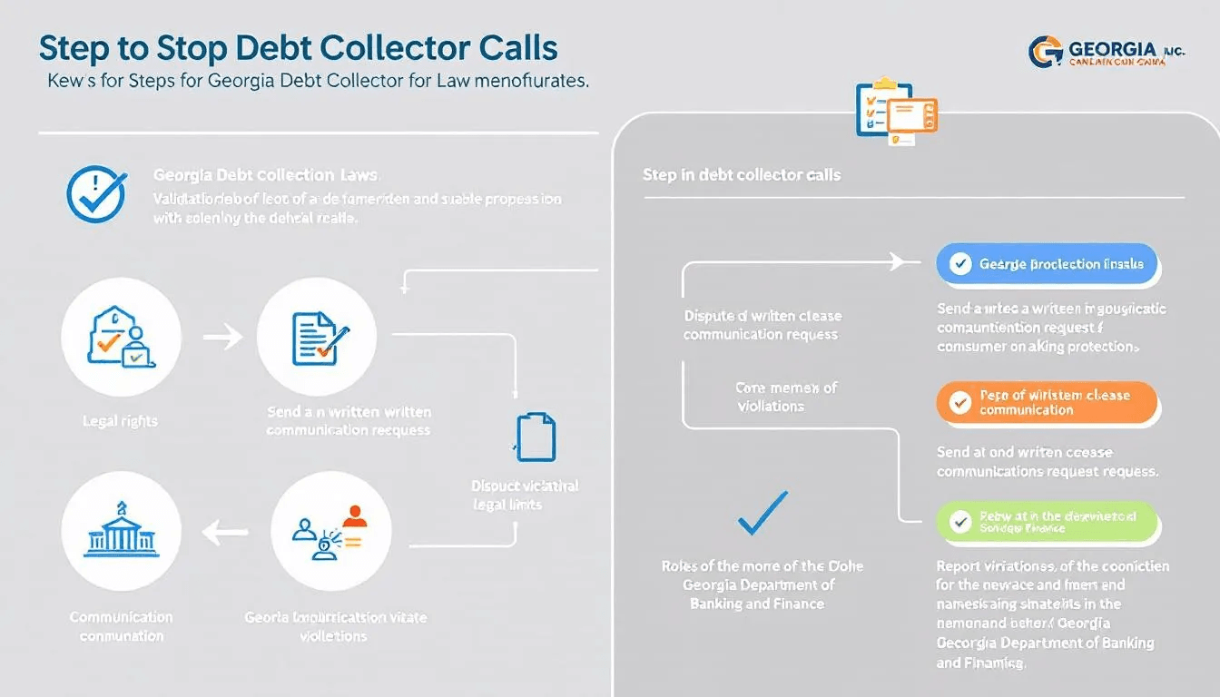 Steps to stop debt collector calls.