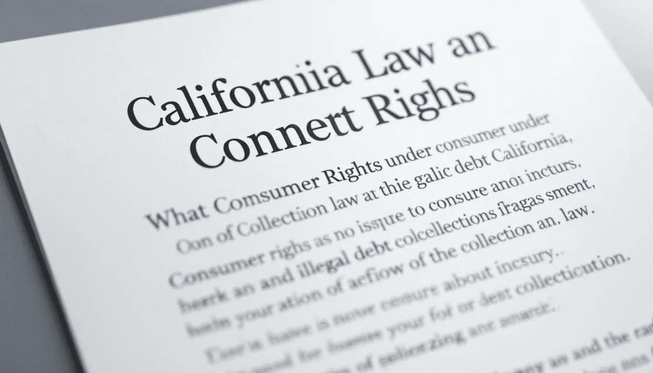 Recognizing illegal debt collection practices.