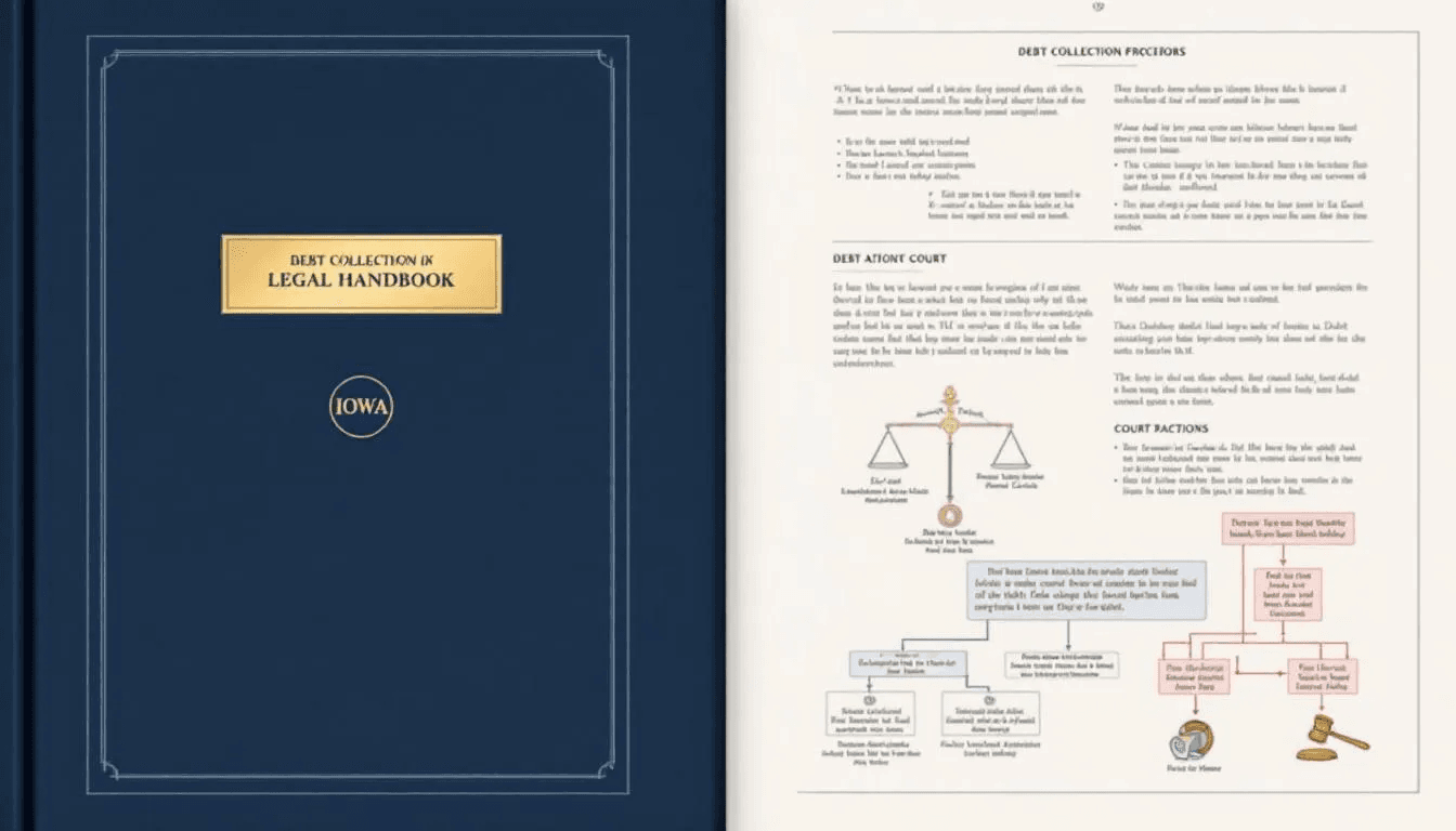 Legal actions and court procedures regarding debt collection in Iowa.