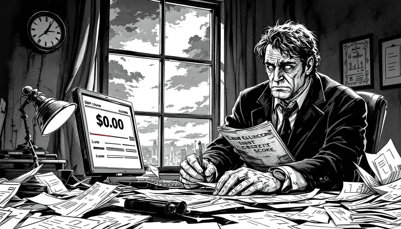 The impact of debt collection on credit scores.