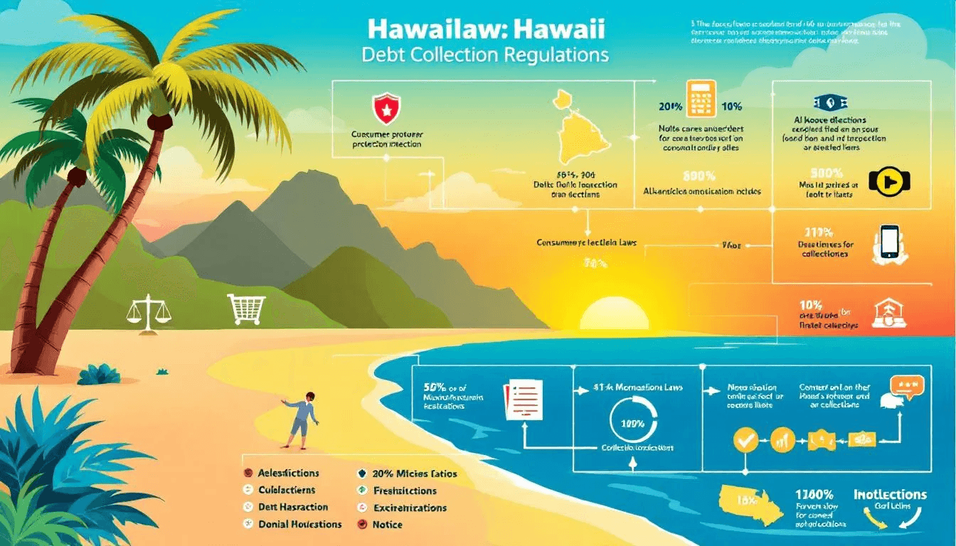 Hawaii state-specific debt collection protections and laws.