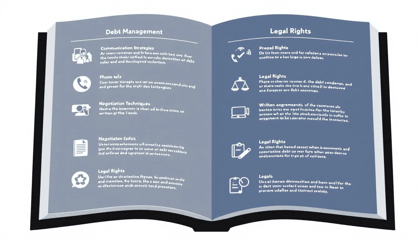 Tips for managing debt collection issues, emphasizing negotiation and communication.
