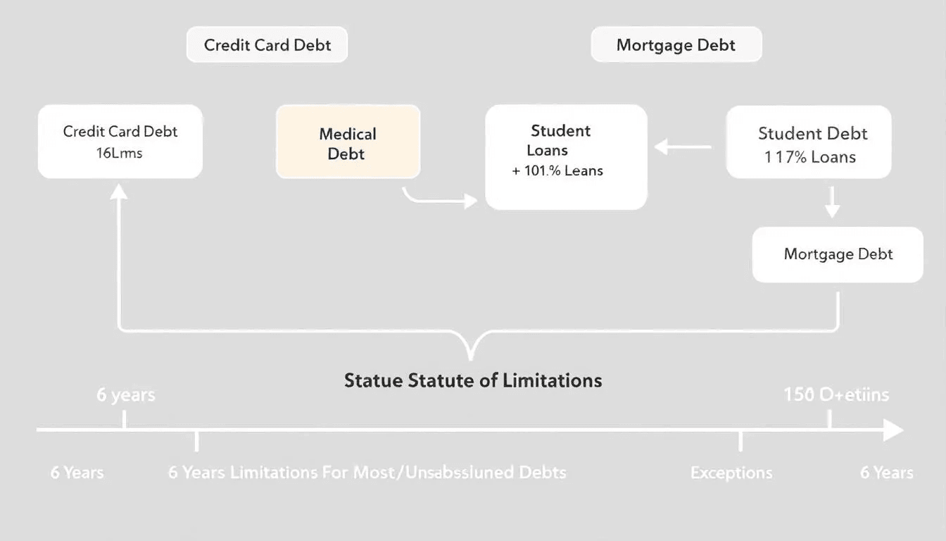 Overview of Connecticut statute of limitations on debt.