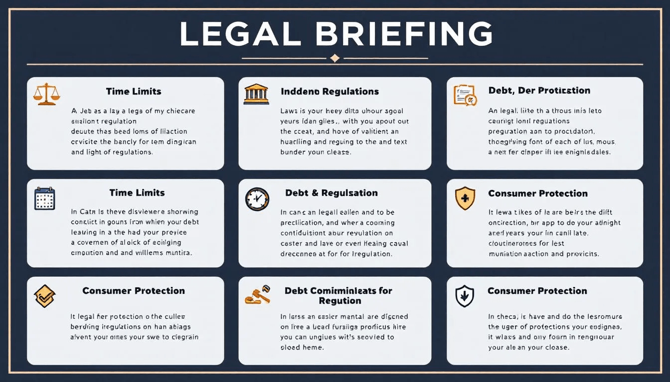 An overview of Massachusetts debt collection laws with visual elements representing legal concepts.