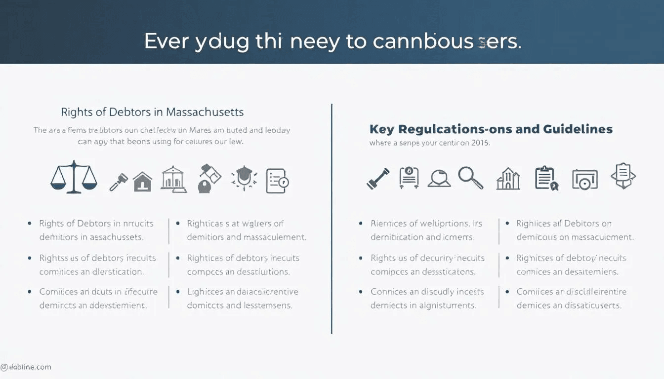 Visual representation of rights of debtors in Massachusetts.