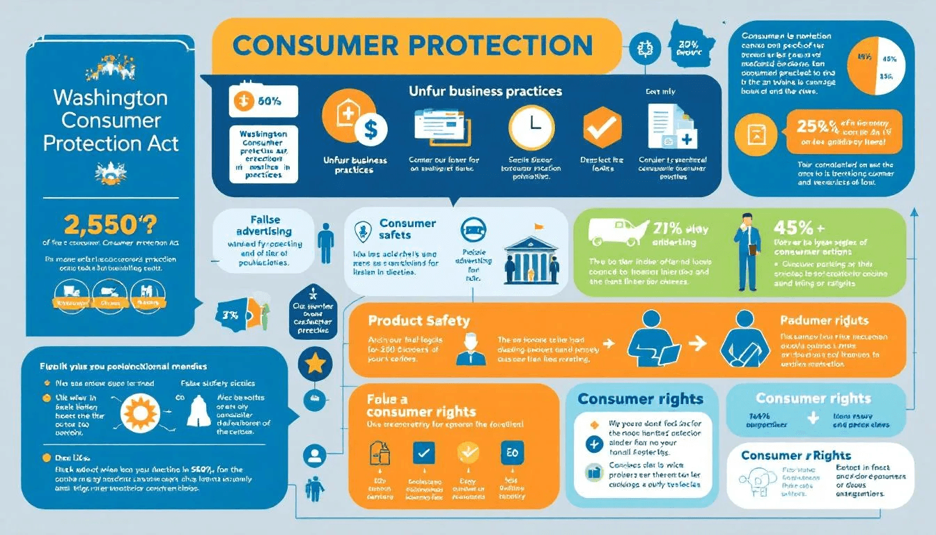 An overview of consumer protection laws in Washington, including the Washington Consumer Protection Act.