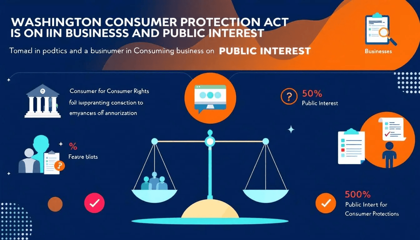 The impact of the Washington Consumer Protection Act on businesses and public interest.