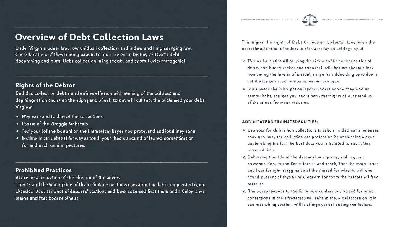 An individual understanding their rights under Virginia law regarding debt collection.