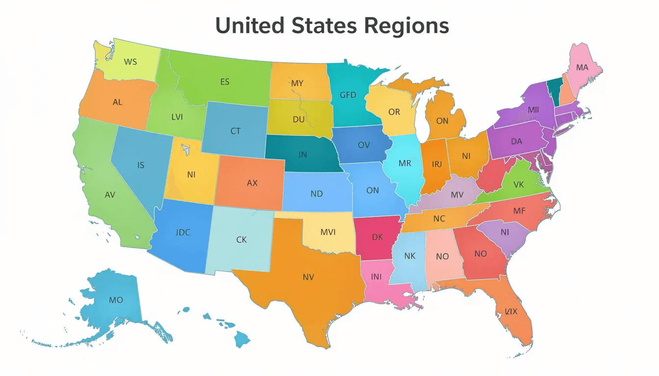 The image depicts a vibrant map of the United States, with various regions highlighted in different shades, illustrating the diverse geographical areas. Each shade represents different states, which may have unique laws regarding personal injury claims and the statute of limitations for filing such cases.